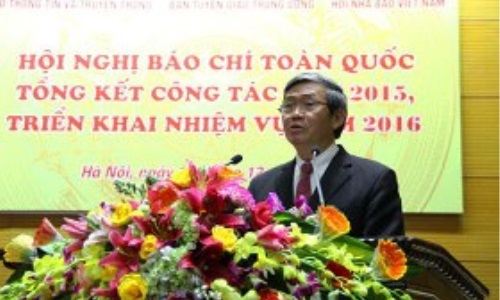 Tổng kết công tác báo chí năm 2015, phương hướng, nhiệm vụ năm 2016